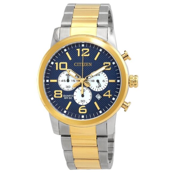 NWT Citizen Fashion Men's Quartz Steel Authentic Watch - Picture 1 of 3